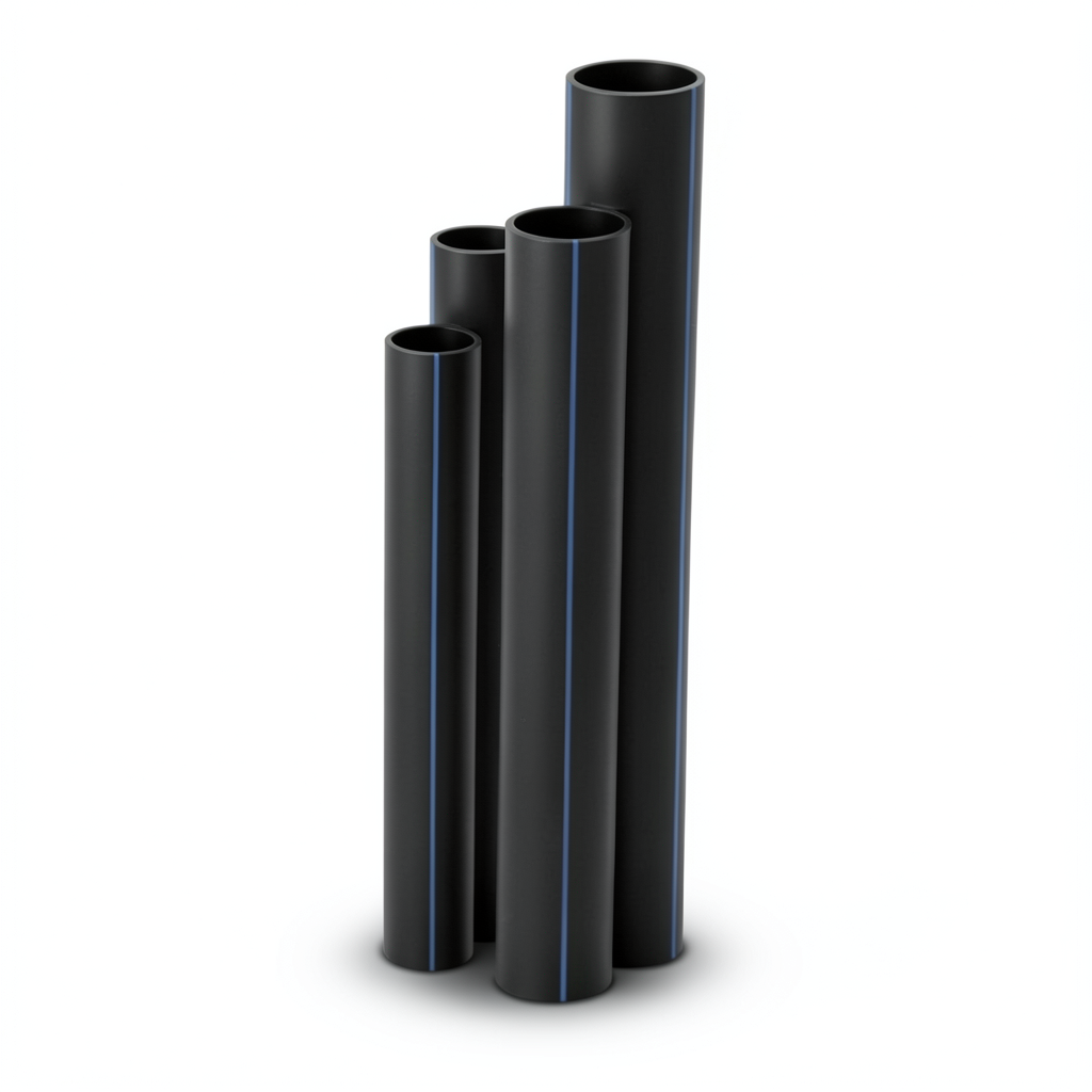 HDPE Pipes SDR 41 Outside Diameter 140 mm Thickness 3.5 mm Black