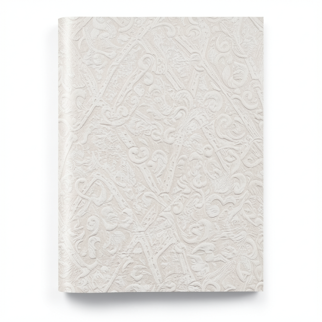 Italian Wallpaper Patterned Design 10mx0.70m Light Beige