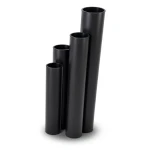 مواسير HDPE نسبة الأبعاد القياسية 41 قطر خارجي 500 مم سمك 12.3 مم أسود