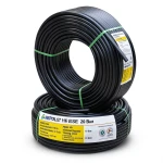 أنابيب HDPE PE 100 ضغط اسمي 20 بار قطر خارجي 110 مم سمك 12.3 مم لون أسود | نيبروبلاست