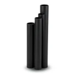 مواسير HDPE نسبة الأبعاد القياسية 41 قطر خارجي 160 مم سمك 4 مم لون أسود