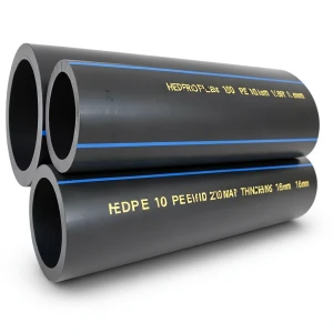 أنابيب HDPE PE 100 ضغط 20 بار قطر خارجي 16 مم سمك 1.8 مم لون أسود | نيبروبلاست