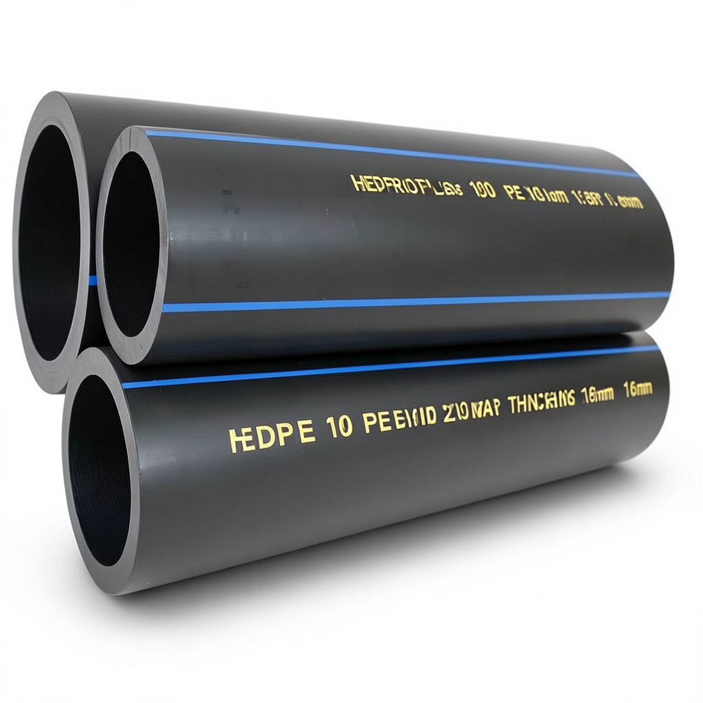 HDPE Pipes PE 100 Pressure 20 Bar Outside Diameter 16 mm Thickness 1.8 mm Black | NEPROPLAST