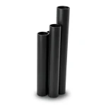 مواسير HDPE SDR 41 قطر خارجي 200 مم سمك 4.9 مم لون أسود