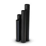 مواسير HDPE نسبة الأبعاد القياسية 41 قطر خارجي 225 مم سمك 5.5 مم لون أسود