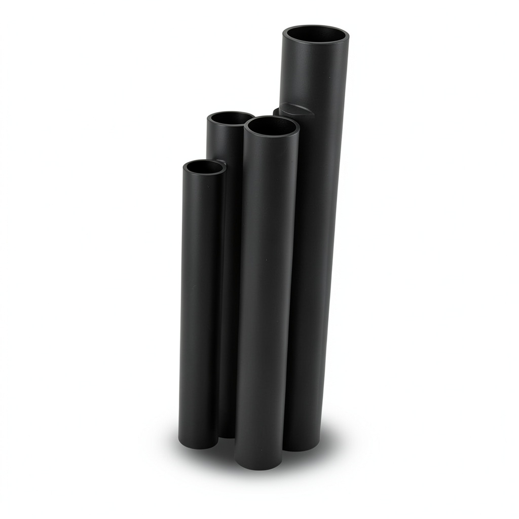 مواسير HDPE SDR 41 قطر خارجي 250 مم سمك 6.2 مم لون أسود