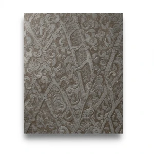 Italian Wallpaper Dark Beige Patterned Design, Size 10m x 0.70m, Model rc16031