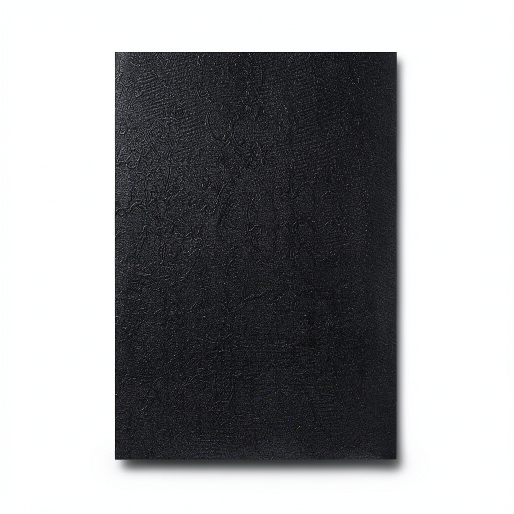 Italian Wallpaper Patterned Design Black Color, Size 10m x 0.70m, Model rc16020