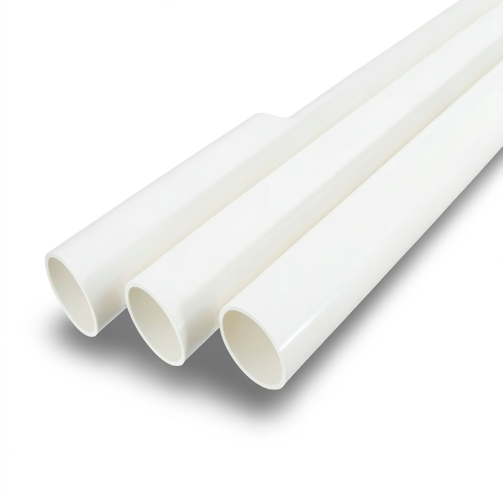 UPVC Pipes Schedule 40 Size 8 Inch Thickness 8.18 mm White Colour
