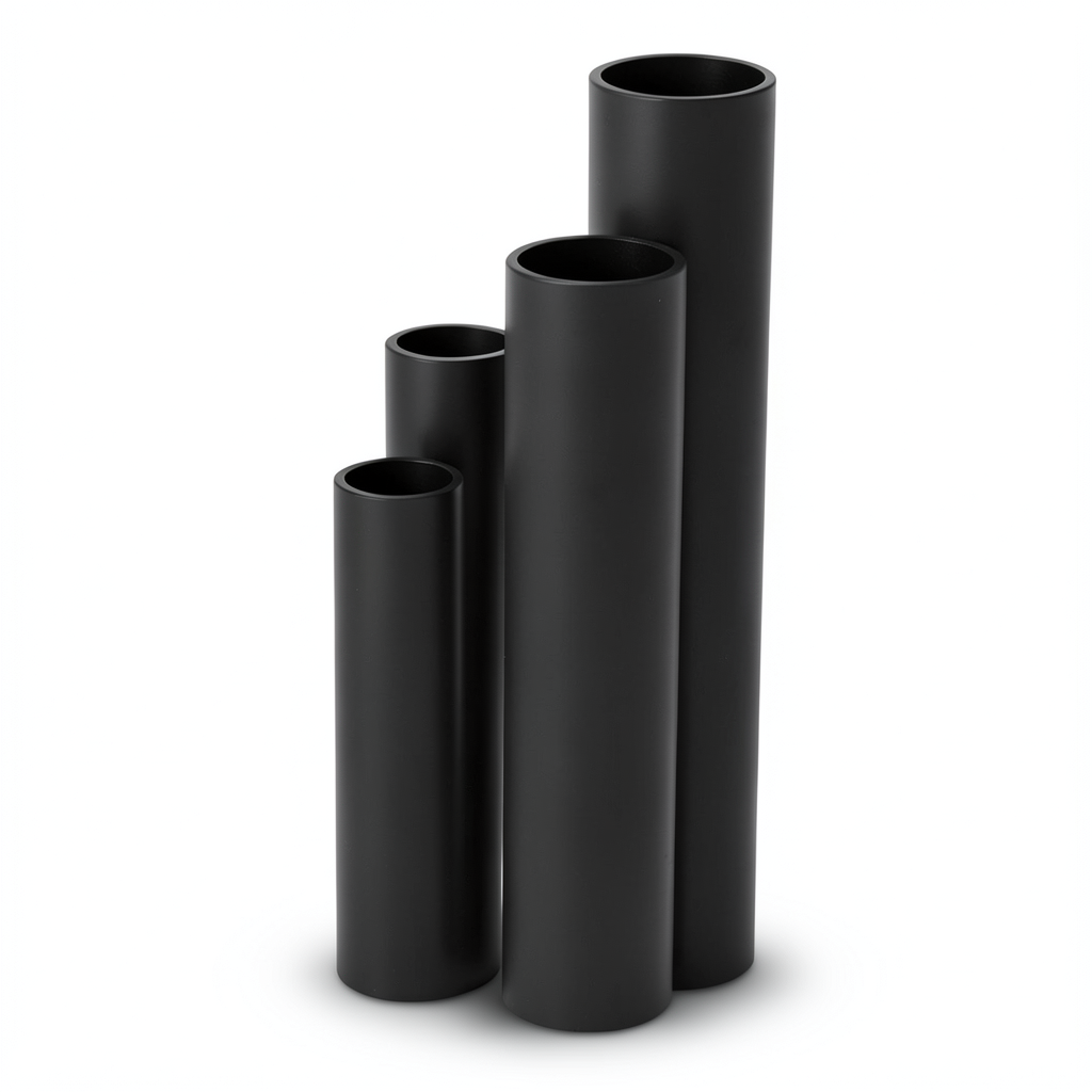 HDPE Pipes SDR 51 Outside Diameter 110 mm Thickness 2.2 mm Black