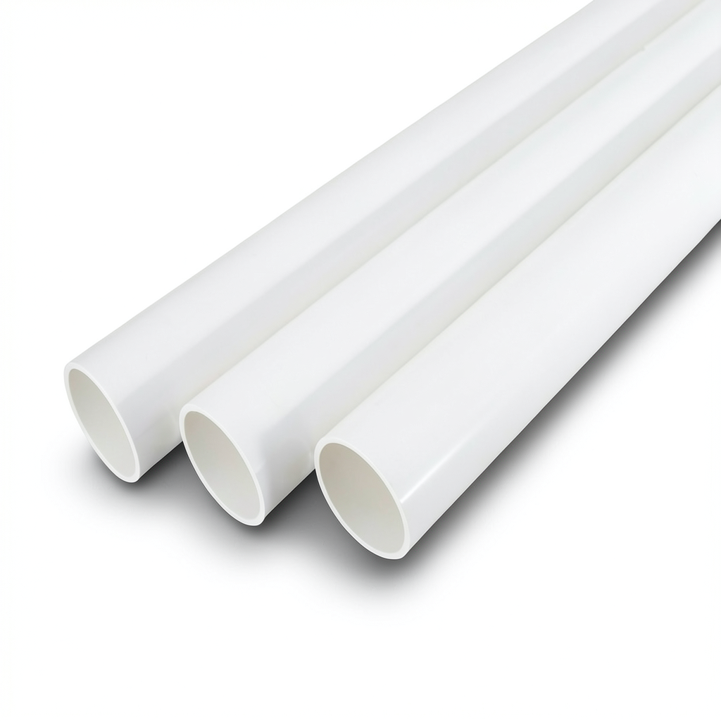 مواسير UPVC جدول 40 مقاس 10 إنش سمك 9.27 مم لون أبيض