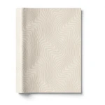 Wavy Wallpaper Beige Color 10m x 0.53m, Model 10146-02