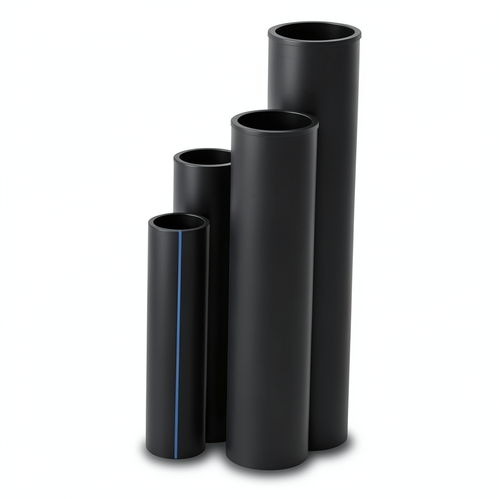 HDPE Pipes SDR 51 Outside Diameter 125 mm Thickness 2.5 mm Black