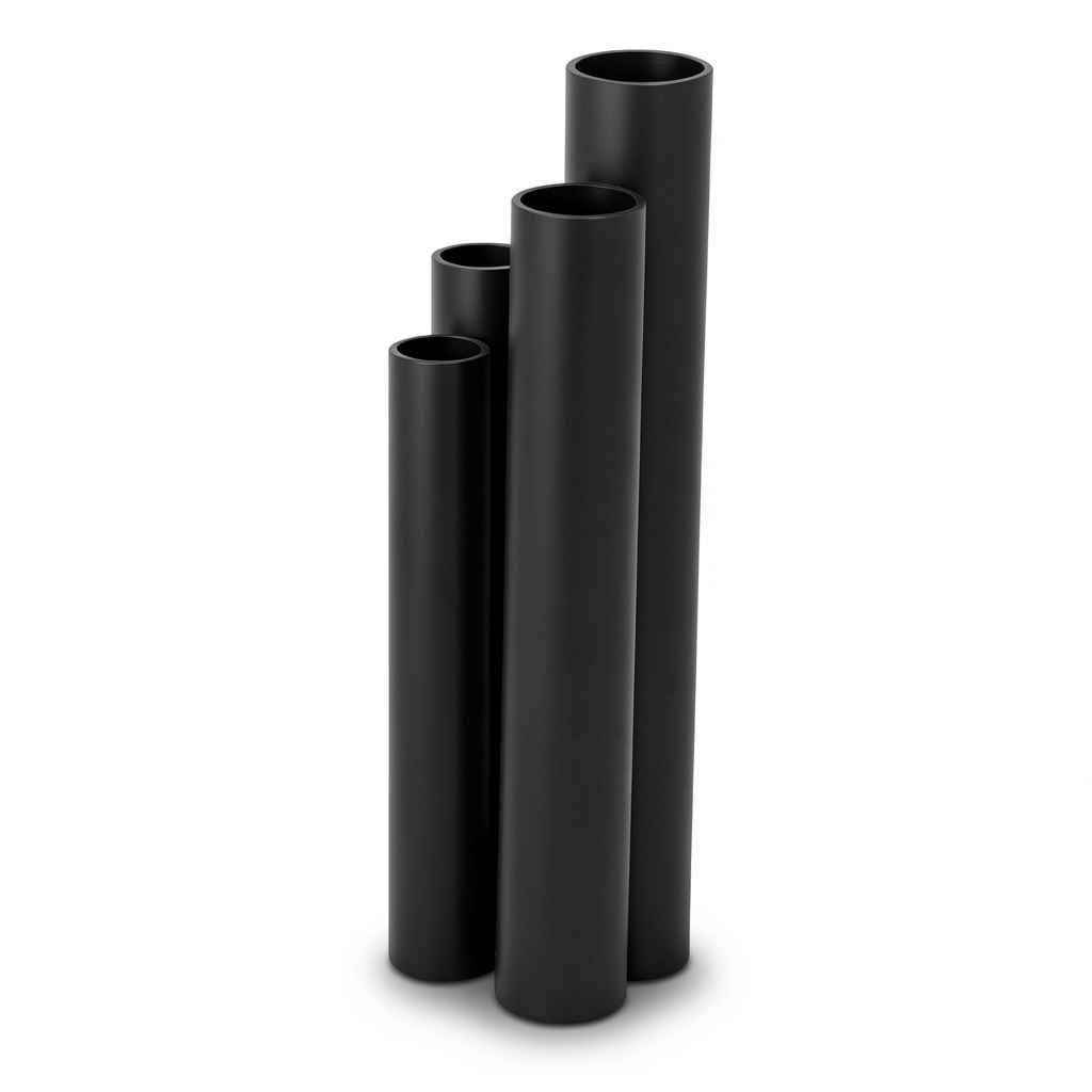 مواسير HDPE نسبة الأبعاد القياسية 41 قطر خارجي 450 مم سمك 11 مم لون أسود