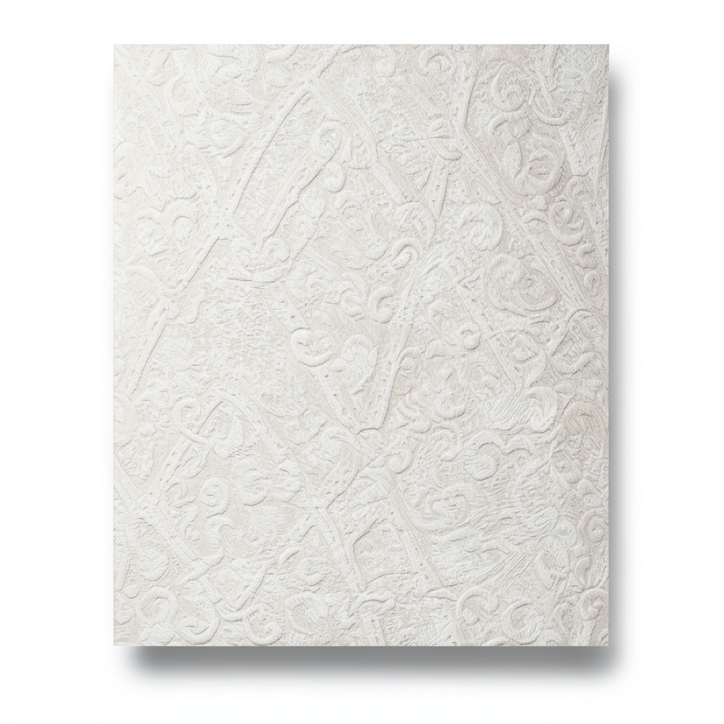 Italian Wallpaper Patterned Design 10mx0.70m Light Beige