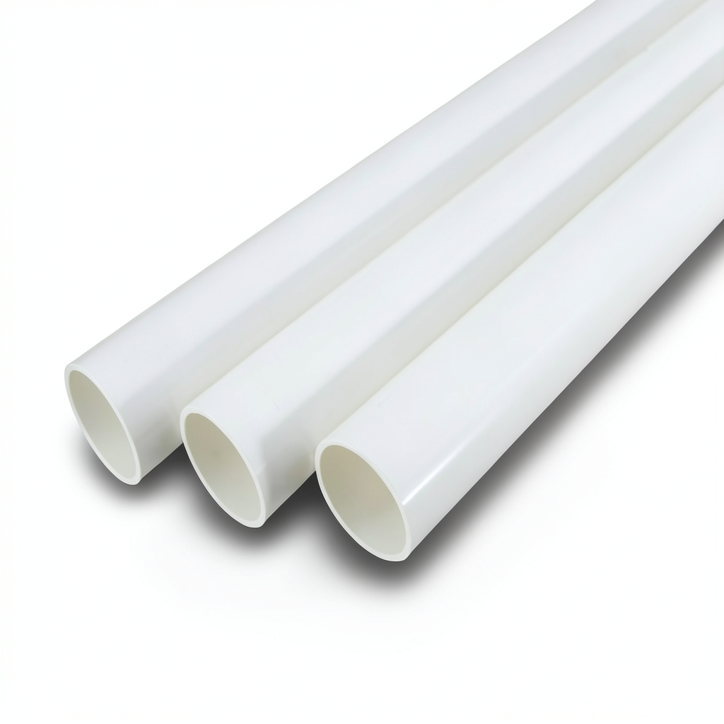 مواسير UPVC جدول 80 مقاس 2 إنش سمك 5.54 مم لون أبيض