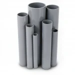 UPVC Pipes  Modern Technology Schedule 40  Size 6 mm Thickness 7.1 mm Gray Colour