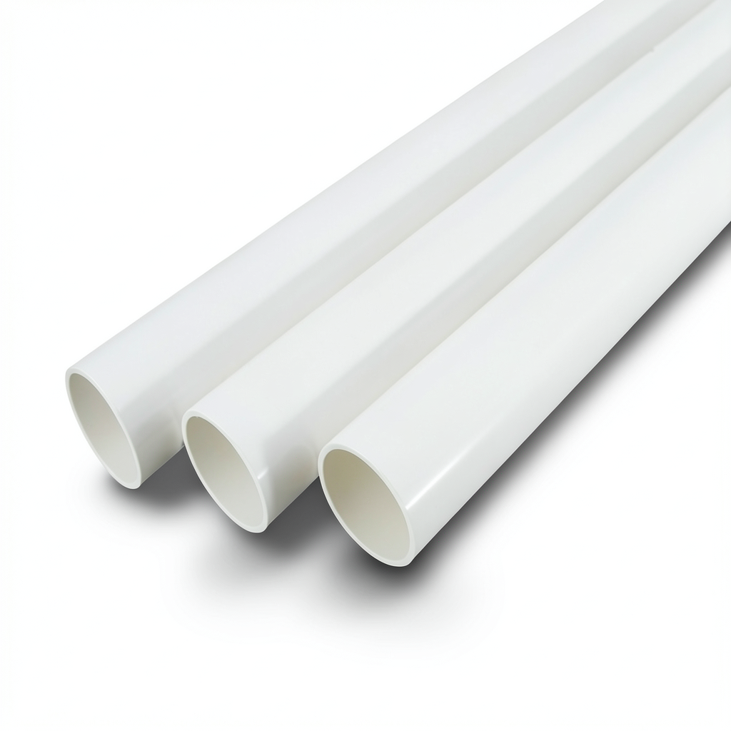 UPVC Pipes Schedule 80 Size 3 Inch Thickness 7.62 mm White
