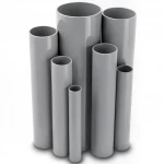 UPVC Pipes Modern Technology Schedule 80  Size 3 inch Thickness 7.6  mm Gray Colour