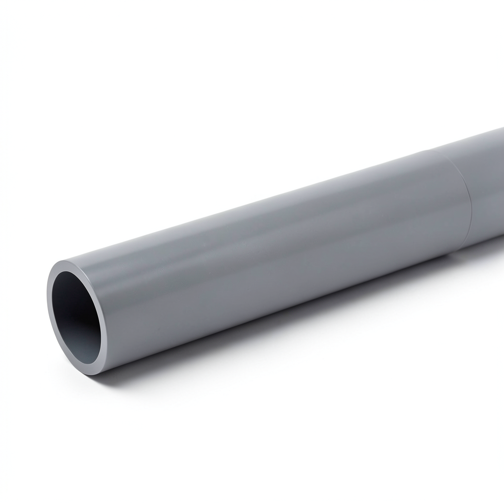 UPVC Pipes Schedule 80 Size 4 Inch Thickness 8.56 mm Gray