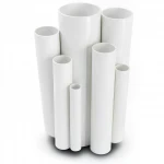 UPVC Pipes  Modern Technology Schedule 40  Size 8 inch Thickness 8.2 mm White Colour