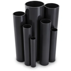 مواسير UPVC جدول 40 مقاس ¼ 1 إنش سمك 3.6 مم لون أسود