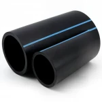 مواسير HDPE الوطني لشبكات المياه  ضغط 12.5 بار قطر خارجي 75 مم سمك 4.5 مم لون اسود