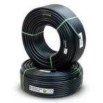 أنابيب HDPE  نيبروبلاست PE 80 ضغط 16 بار قطر خارجي 90 مم سمك 10.1 مم لون اسود