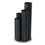 مواسير HDPE SDR 51 قطر خارجي 200 مم سمك 3.9 مم لون أسود