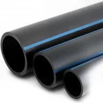مواسير HDPE الوطني لشبكات المياه  ضغط 16 بار قطر خارجي 140 مم سمك 8.3 مم لون اسود