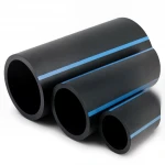 أنابيب HDPE الوطني لشبكات المياه  ضغط 12.5 بار قطر خارجي 225 مم سمك 10.8 مم لون اسود