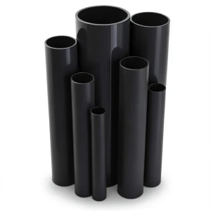 مواسير UPVC جدول 40 مقاس 2 إنش سمك 3.9 مم لون أسود