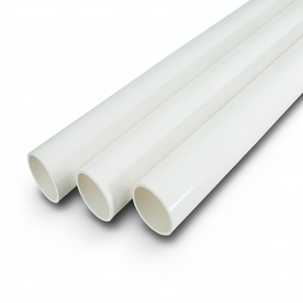 UPVC Pipes Schedule 80 Size 2 Inch Thickness 5.54 mm White
