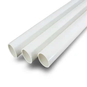 مواسير UPVC جدول 80 مقاس 3 إنش سمك 7.62 مم لون أبيض