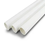 مواسير UPVC جدول 80 مقاس 8 إنش سمك 12.7 مم لون أبيض