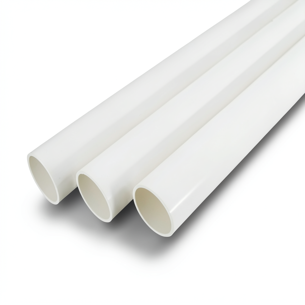 UPVC Pipes Schedule 80 Size 8 Inch Thickness 12.7 mm White Colour