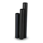 مواسير HDPE SDR 41 قطر خارجي 800 مم سمك 19.6 مم لون أسود