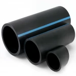 مواسير HDPE الوطني لشبكات المياه  ضغط 16 بار قطر خارجي 250 مم سمك 14.8 مم لون اسود