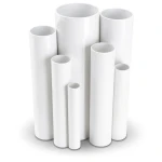 مواسير UPVC ضغط 4 بار قطر خارجي 250 مم سمك 4.9 مم لون أبيض