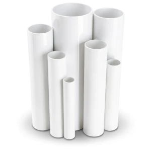 UPVC Pipes Nominal Pressure 4 Bar Outside Diameter 250 mm Thickness 4.9 mm White