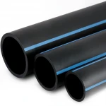 مواسير HDPE الوطني لشبكات المياه  ضغط 16 بار قطر خارجي 280 مم سمك 16.6 مم لون اسود