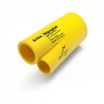 مواسير HDPE نيبروبلاست PE 100 ضغط 20 بار قطر خارجي 400 مم سمك 44.7 مم لون أصفر 