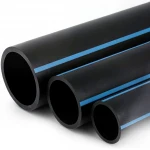 مواسير HDPE الوطني لشبكات المياه  ضغط 16 بار قطر خارجي 125 مم سمك 7.4 مم لون اسود