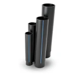 مواسير HDPE SDR 51 قطر خارجي 400 مم سمك 7.9 مم أسود