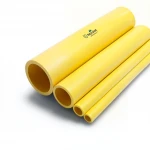 مواسير HDPE نيبروبلاست PE 100 ضغط 20 بار قطر خارجي 500 مم سمك 55.8 مم لون أصفر 