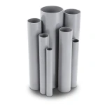 UPVC Pipes Schedule 40 Size 1 ¼ inch Thickness 3.6 mm Gray