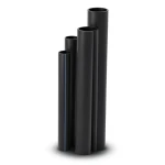 مواسير HDPE SDR 51 قطر خارجي 450 مم سمك 8.8 مم لون أسود