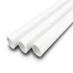 مواسير UPVC جدول 40 مقاس 8 إنش سمك 8.18 مم لون أبيض
