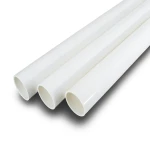 UPVC Pipes Schedule 40 Size 10 Inch Thickness 9.27 mm White