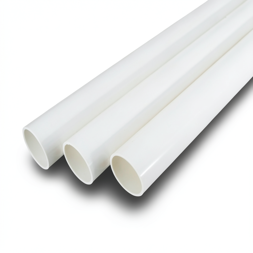 UPVC Pipes Schedule 40 Size 10 Inch Thickness 9.27 mm White